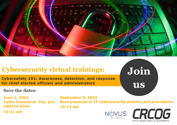 Cyber Security virtual trainings - save the date